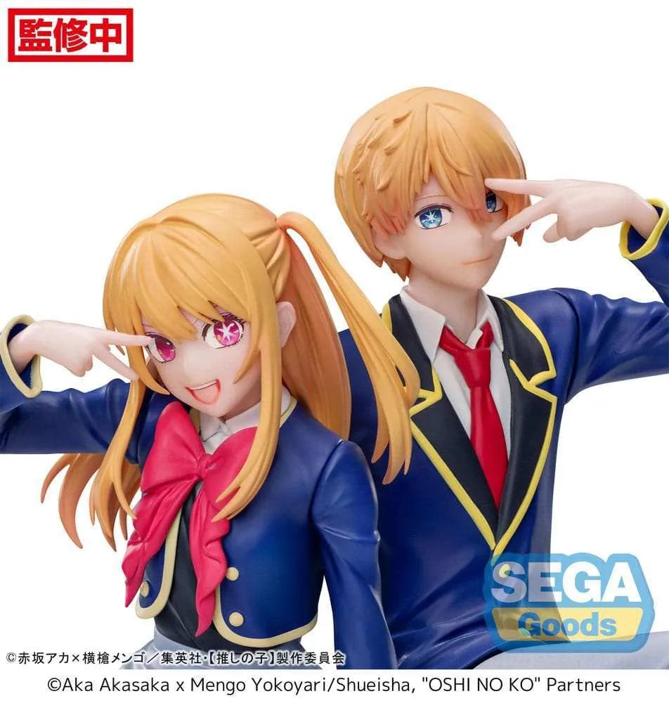 Oshi No Ko PM Perching PVC Statue Aqua Uniform 14 cm - Smalltinytoystore