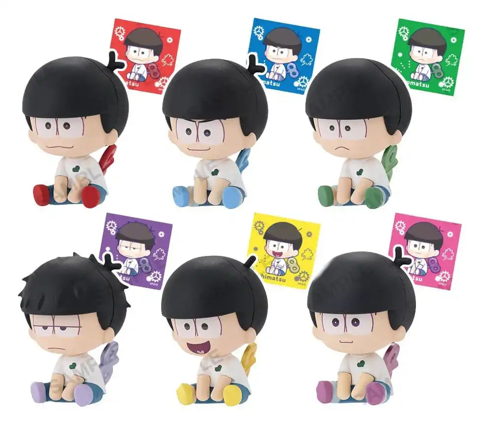 Osomatsu-san PVC Figuren Blind Box 6er-Pack Petatto Clockwork Box Ver. 5 cm
