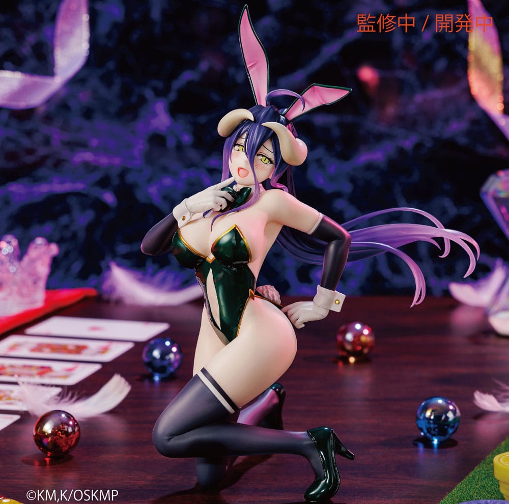 Overlord One-Seventh Carat PVC Statue 1/7 Albedo Bunny Ver. 19 cm - Smalltinytoystore