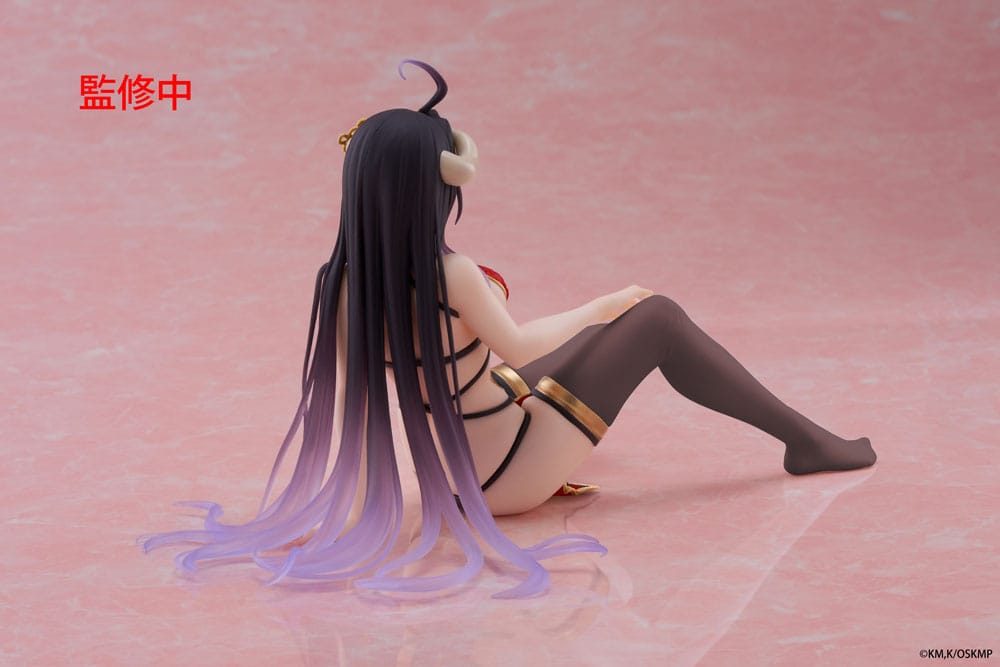 Overlord PVC Statue Desktop Cute Figure Albedo Chinese Dress Ver. Renewal 13 cm - Smalltinytoystore