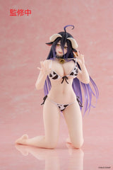 Overlord PVC Statue Desktop Cute Figure Albedo Cow-Print Swimsuit Ver. 15 cm - Smalltinytoystore