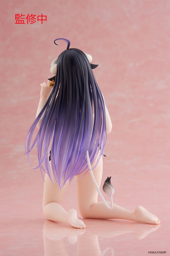 Overlord PVC Statue Desktop Cute Figure Albedo Cow-Print Swimsuit Ver. 15 cm - Smalltinytoystore