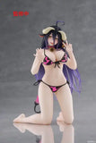 Overlord PVC Statue Desktop Cute Figure Albedo Cow-Print Swimsuit Ver. Renewal 13 cm