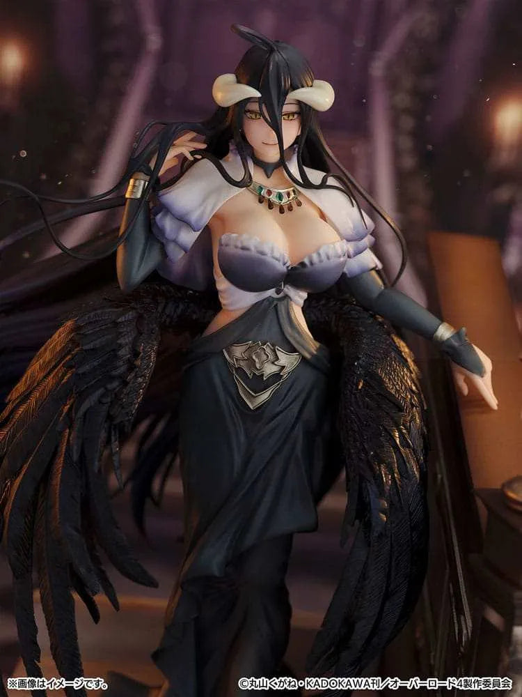 Overlord SHIBUYA SCRAMBLE FIGURE PVC Statue 1/7 Albedo Jet Black Dress Ver. 28 cm - Smalltinytoystore