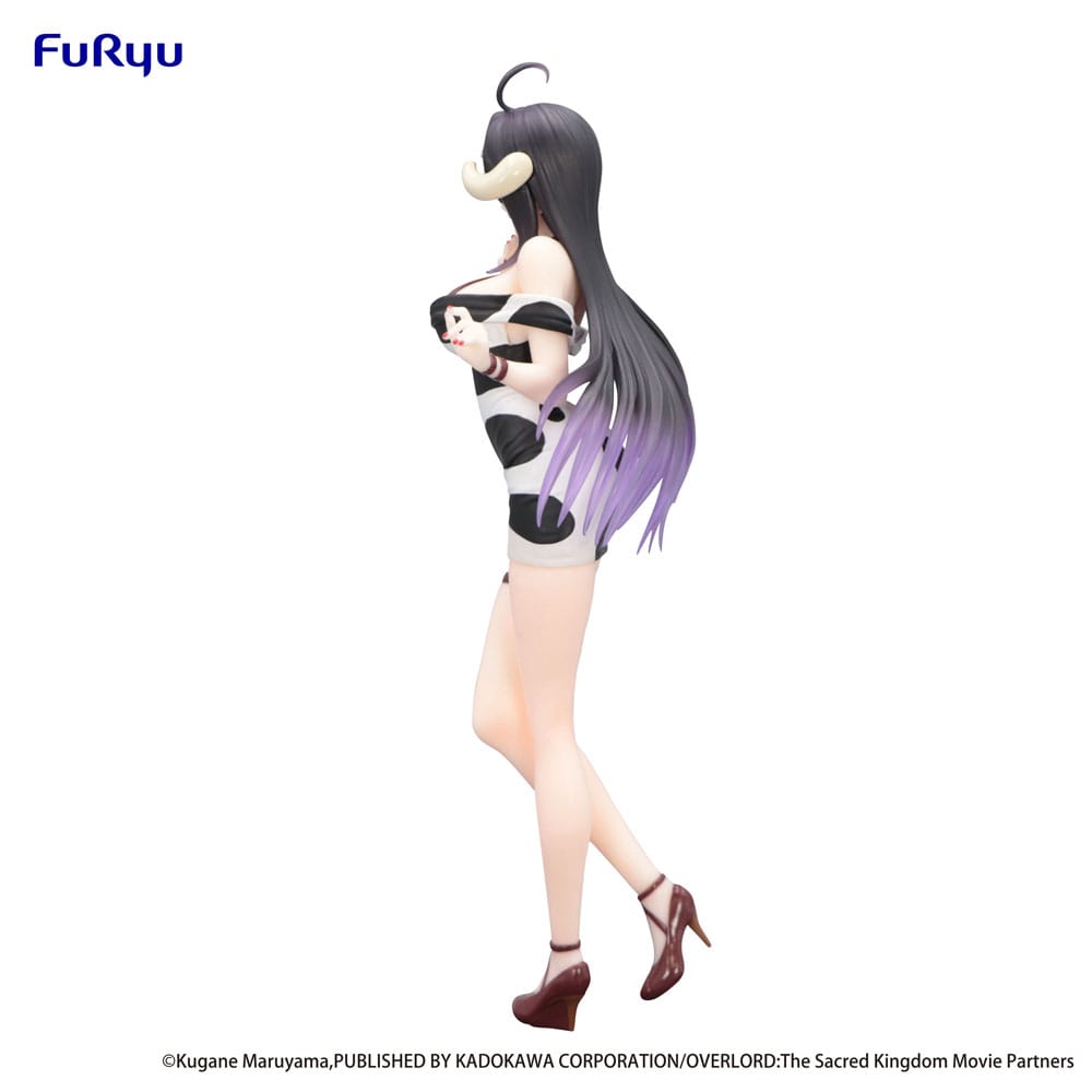Overlord Trio-Try-iT PVC Statue Albedo Mini Dress Cow Pattern Ver. 21 cm - Smalltinytoystore