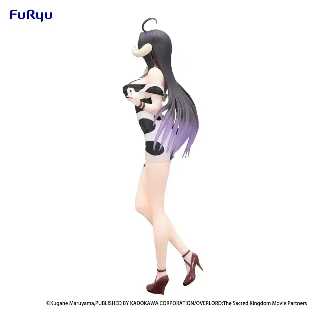 Overlord Trio-Try-iT PVC Statue Albedo Mini Dress Cow Pattern Ver. 21 cm - Smalltinytoystore