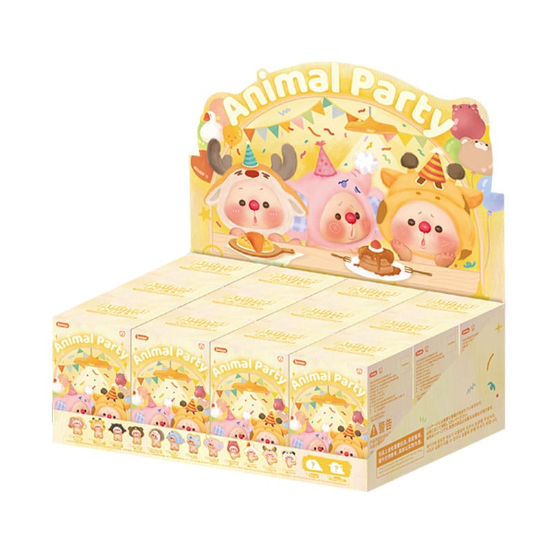 Oyo: Animal Party Mini Series Blind Box Figur 5 - 7 cm Display (12) - Smalltinytoystore