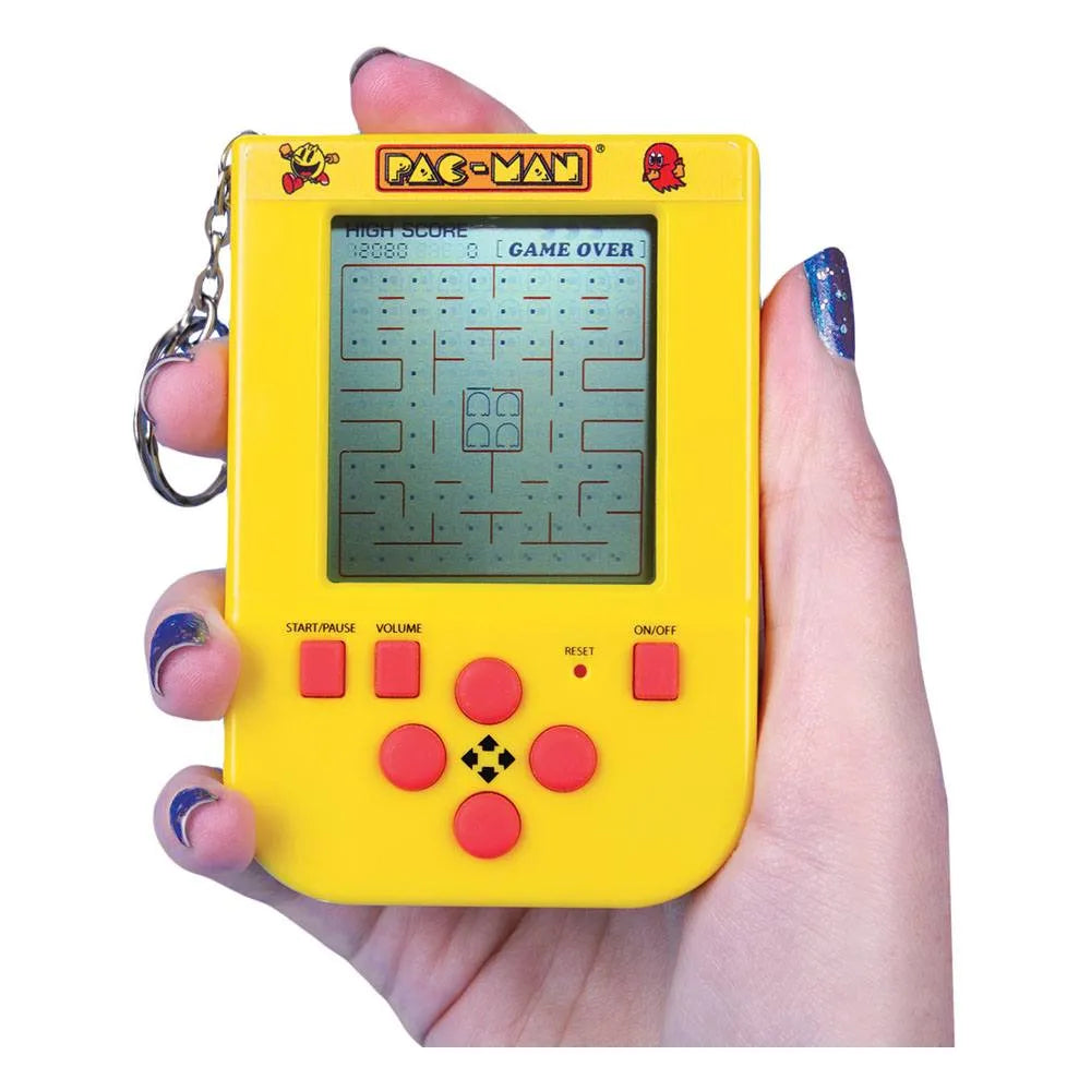Pac-Man Mini Retro Handheld Videospiel-Schlüsselanhänger - Smalltinytoystore