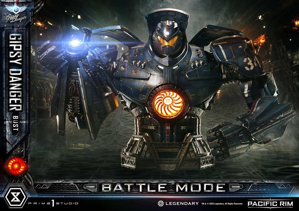 Pacific Rim Büste 1/1 Gipsy Danger Battle Mode 75 cm - Smalltinytoystore