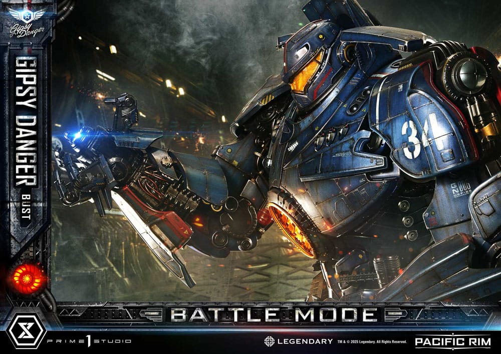 Pacific Rim Büste 1/1 Gipsy Danger Battle Mode 75 cm - Smalltinytoystore
