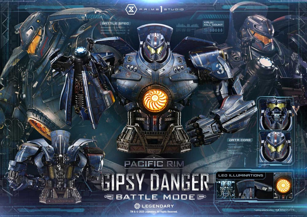 Pacific Rim Büste 1/1 Gipsy Danger Battle Mode 75 cm - Smalltinytoystore