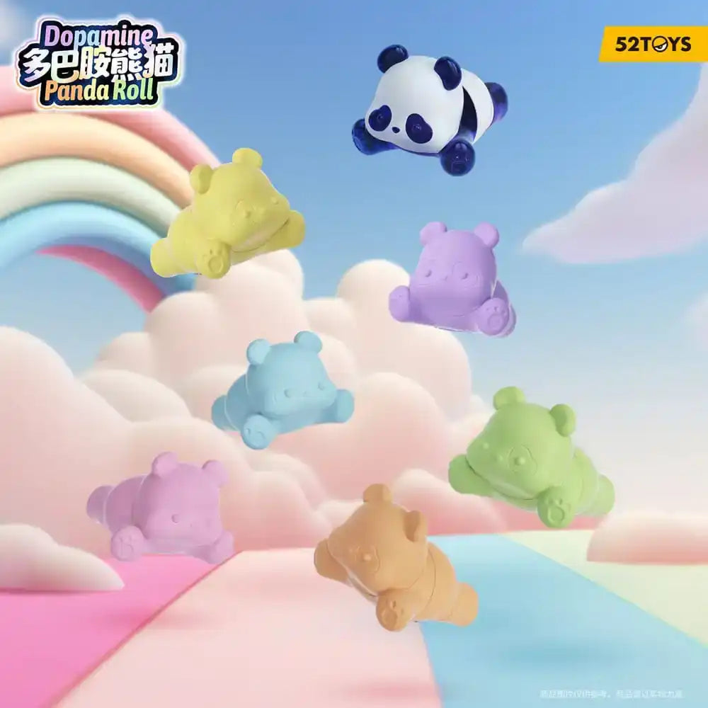 Panda Roll Blind Box Figuren Sortiment Dopamine Pandas 3 cm (6) - Smalltinytoystore