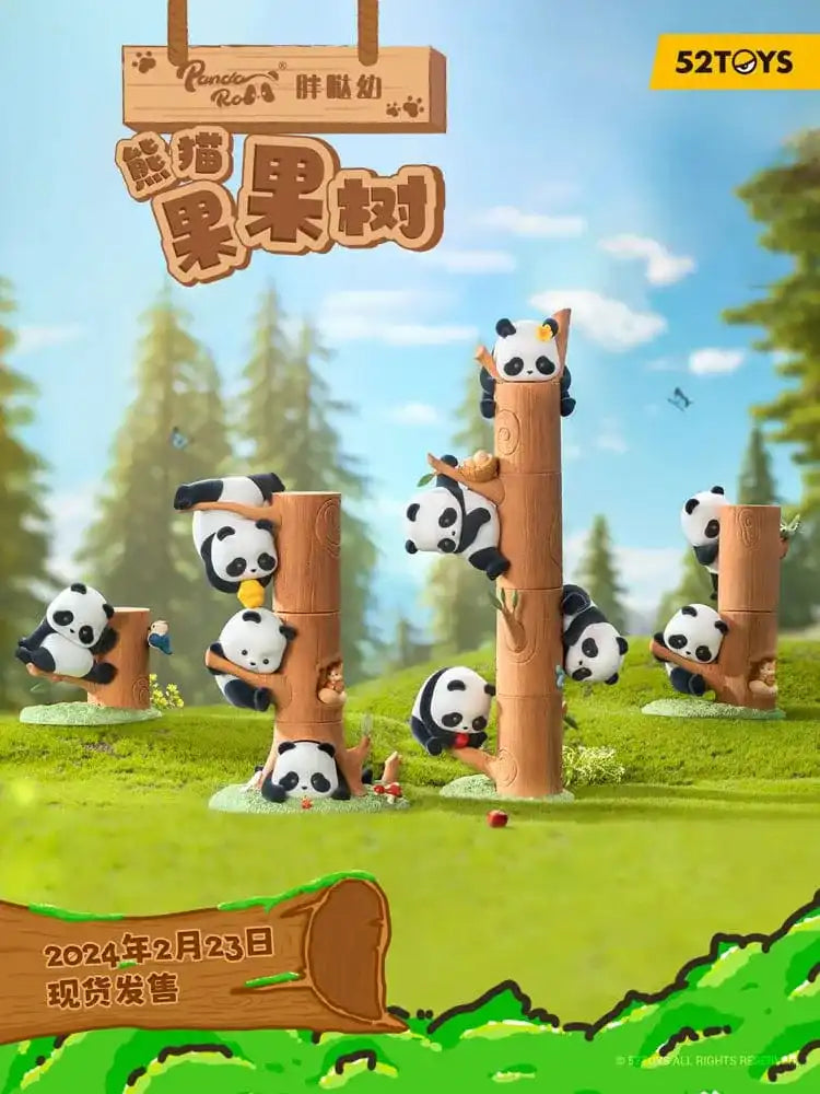Panda Roll Blind Box Figuren Sortiment Fruit Tree Climbing 7 cm (8) - Smalltinytoystore