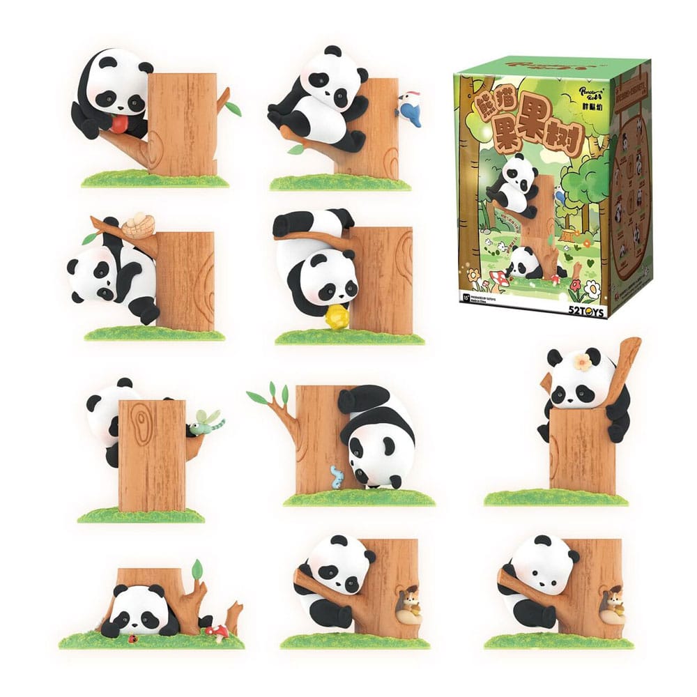 Panda Roll Blind Box Figuren Sortiment Fruit Tree Climbing 7 cm (8) - Smalltinytoystore
