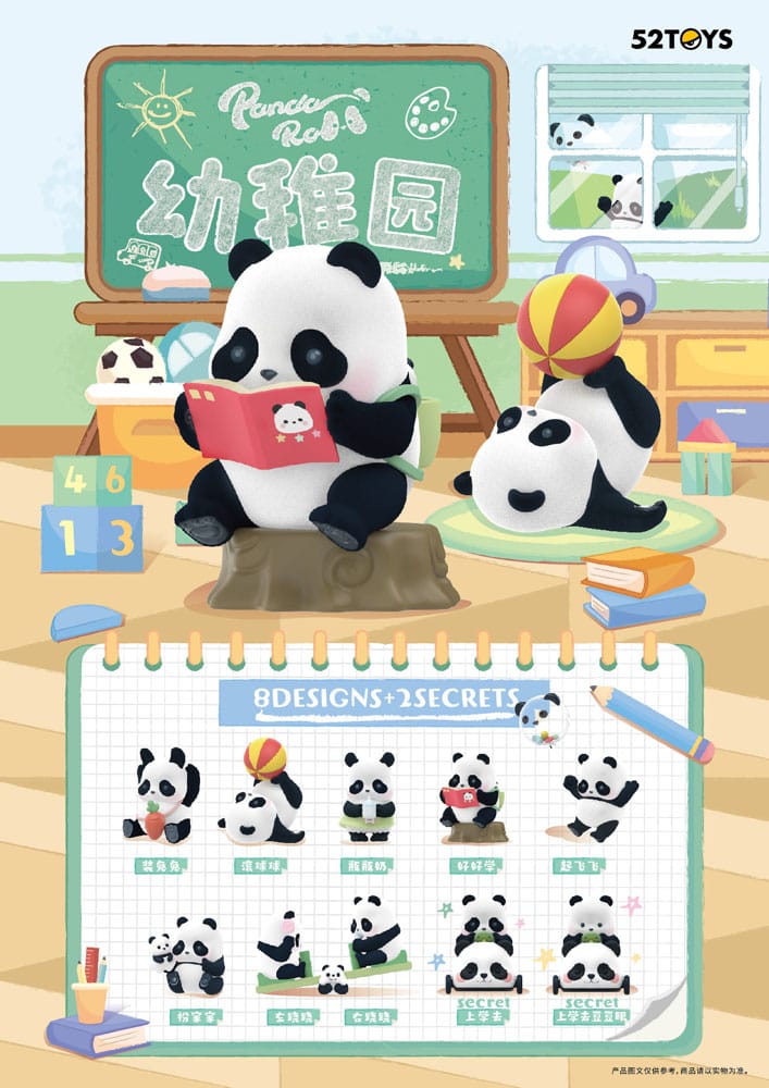 Panda Roll Blind Box Figuren Sortiment Kindergarten 7 cm (8) - Smalltinytoystore