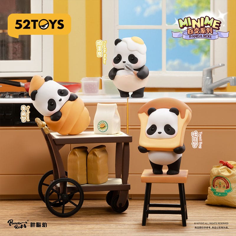 Panda Roll Blind Box Minime Figuren Sortiment Dress Up 4 cm (20) - Smalltinytoystore