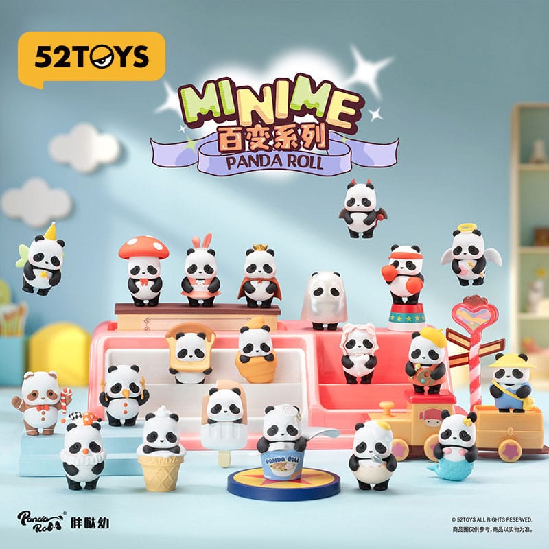Panda Roll Blind Box Minime Figuren Sortiment Dress Up 4 cm (20) - Smalltinytoystore
