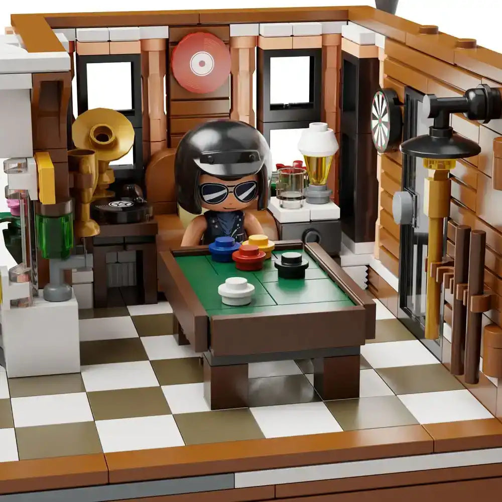 Pantasy Original Bauset Motorcycle Restaurant - Smalltinytoystore