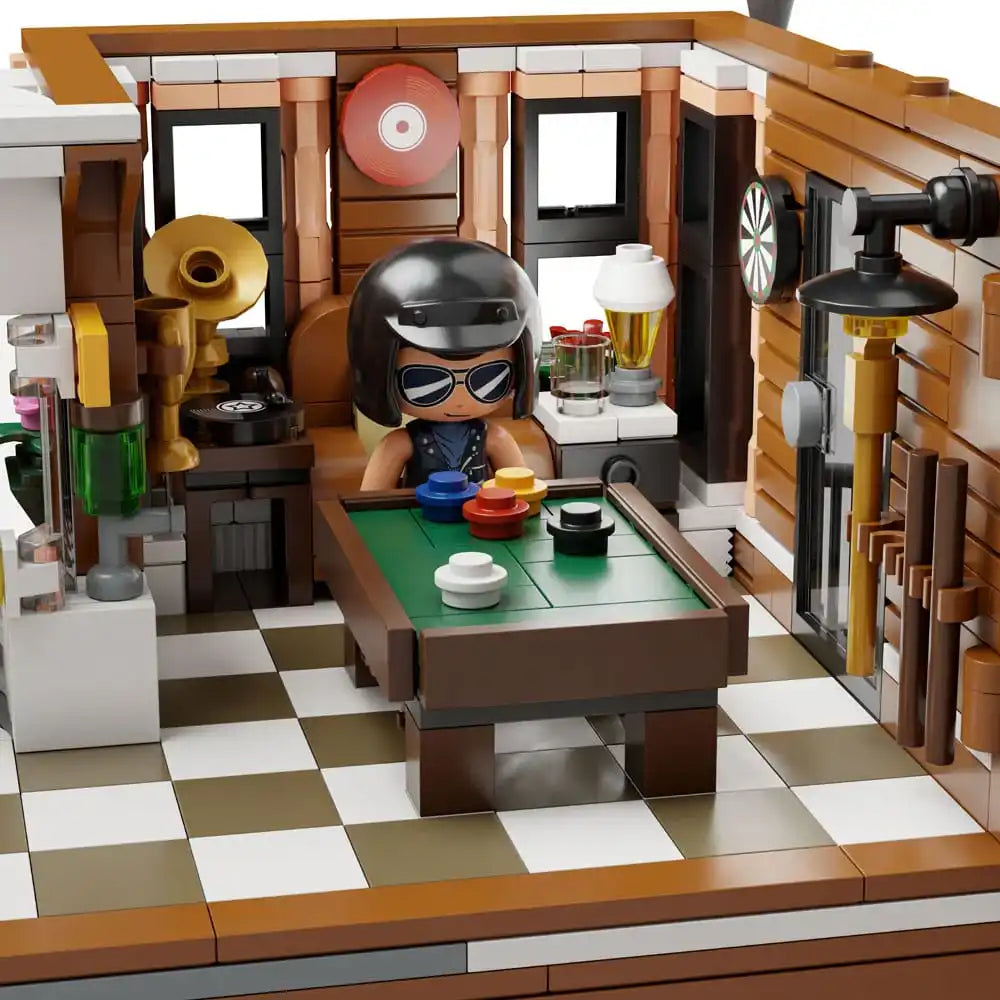 Pantasy Original Bauset Motorcycle Restaurant - Smalltinytoystore