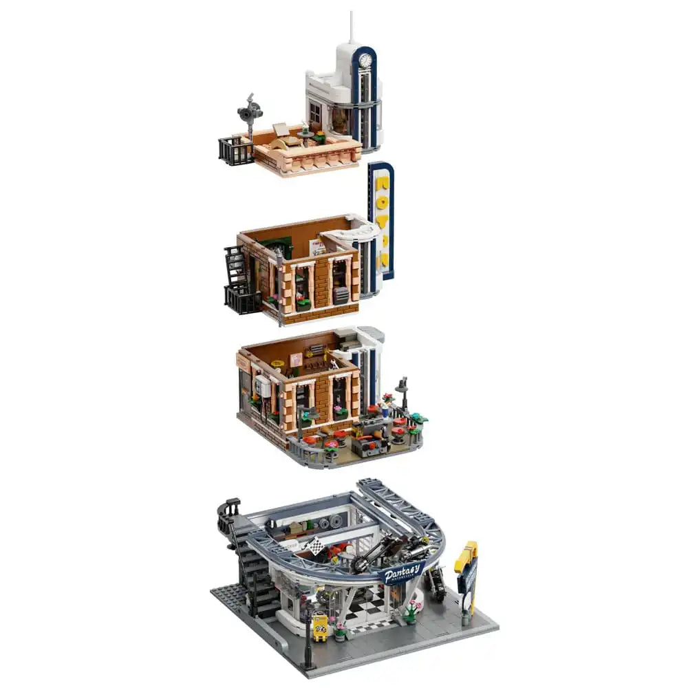 Pantasy Original Bauset Motorcycle Restaurant - Smalltinytoystore