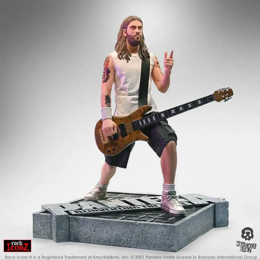 Pantera Rock Iconz Statue Rex Brown (Reinventing the Steel) 22 cm - Smalltinytoystore