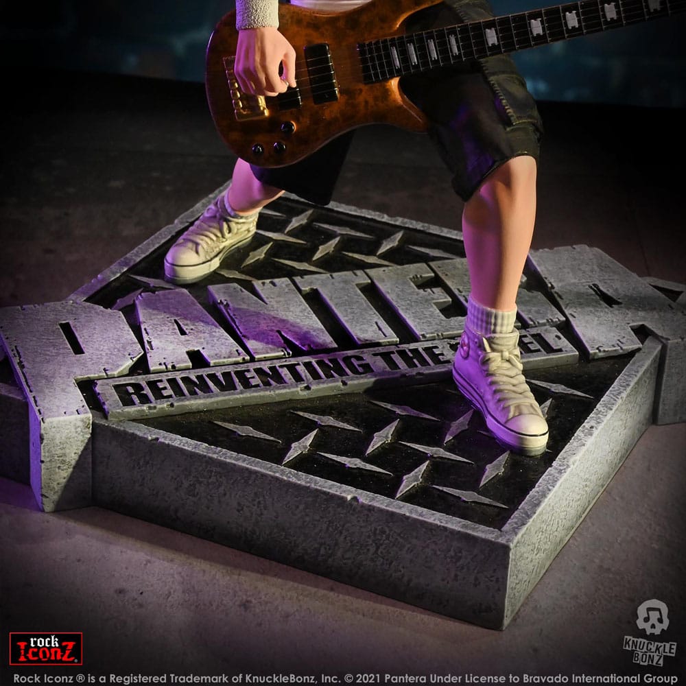 Pantera Rock Iconz Statue Rex Brown (Reinventing the Steel) 22 cm - Smalltinytoystore