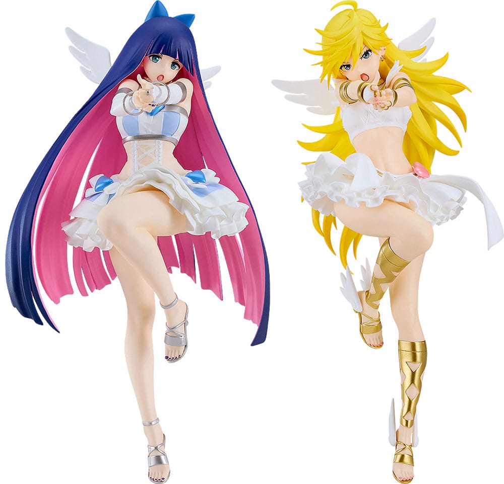 Panty & Stocking with Garterbelt Pop Up Parade PVC Statue 2er-Pack Panty & Stocking Set: Repent Ver. L Size 21 cm - Smalltinytoystore