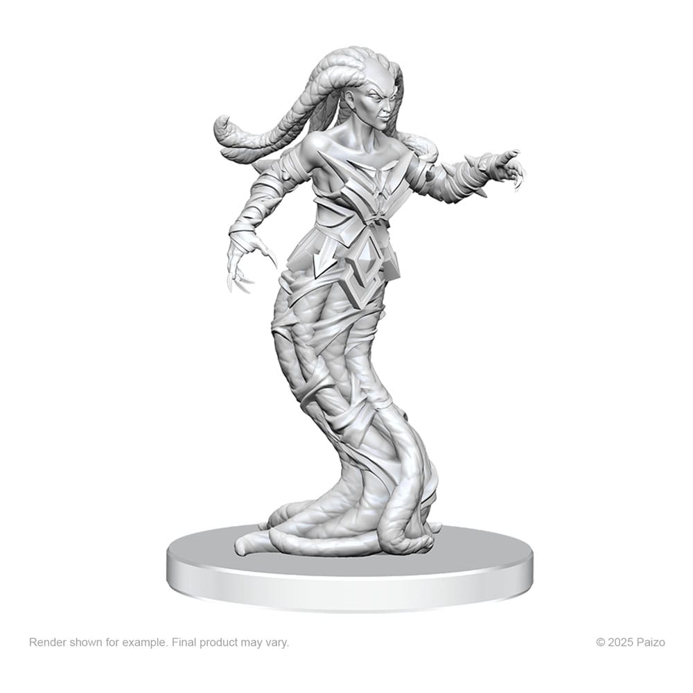 Pathfinder Deep Cuts Miniaturen unbemalt Gylou (Handmaiden Devil) & Ferrugon (Rust Devil) - Smalltinytoystore