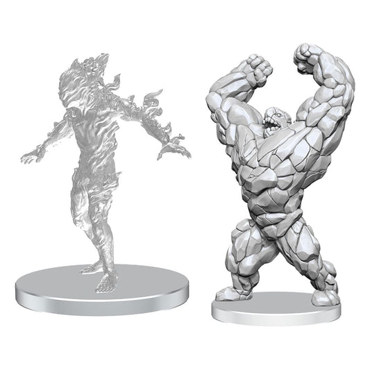Pathfinder Deep Cuts Miniaturen unbemalt Living Landslide & Living Wildfire - Smalltinytoystore