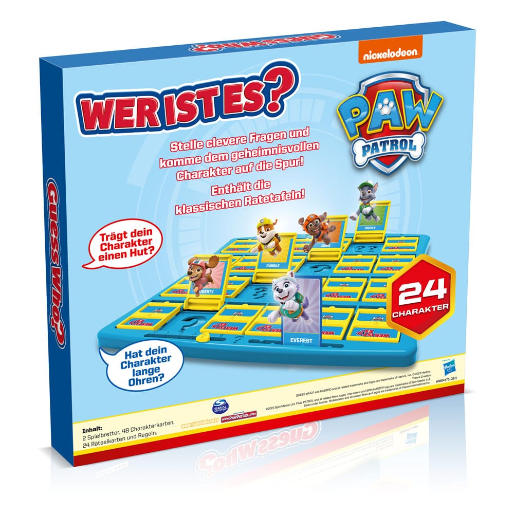 PAW Patrol - Helfer auf vier Pfoten Brettspiel Wer ist es *Deutsche Version* - Smalltinytoystore
