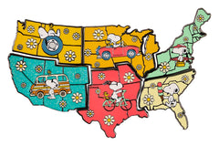 Peanuts by Loungefly Ansteck-Pins Blind Box Snoopy Map Sortiment (12) - Smalltinytoystore