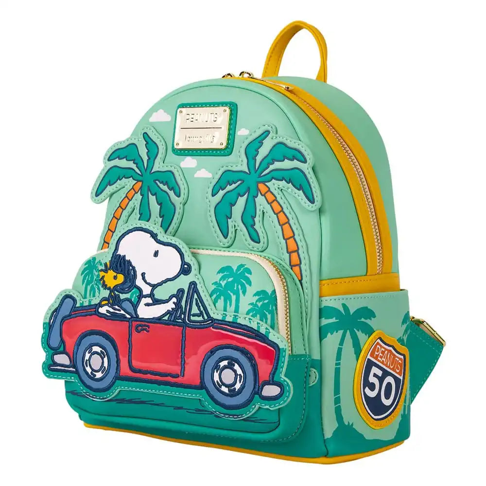 Peanuts by Loungefly Mini Rucksack Snoopy Road Trip - Smalltinytoystore