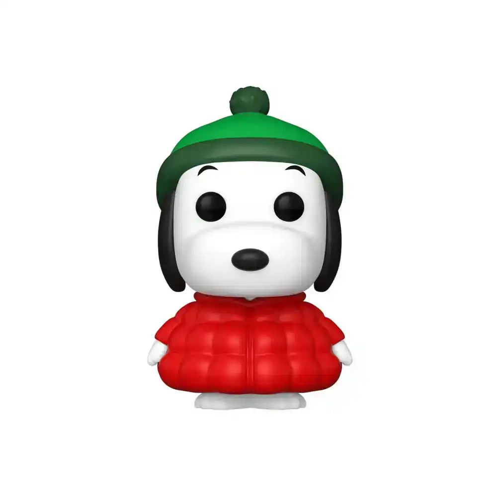 Peanuts POP! Animation Vinyl Figur Snqy in Coat w/CH 9 cm Sortiment (6) - Smalltinytoystore