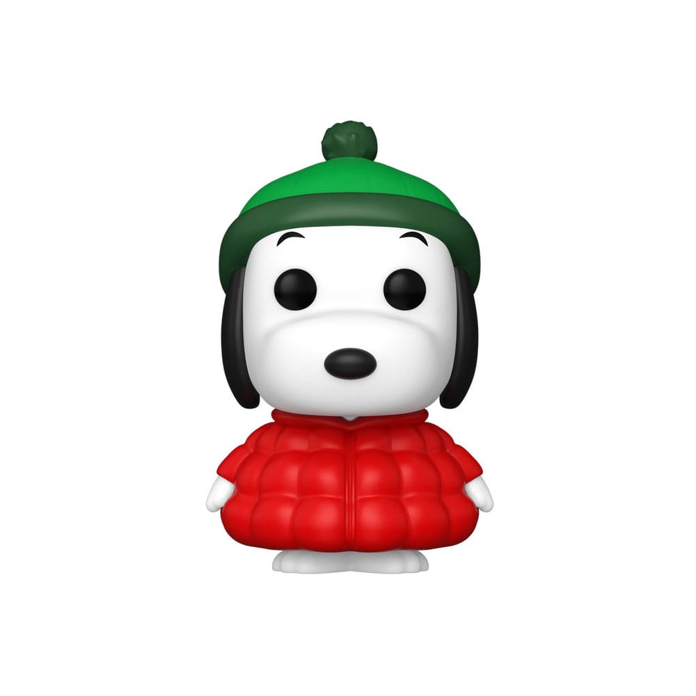 Peanuts POP! Animation Vinyl Figur Snqy in Coat w/CH 9 cm Sortiment (6) - Smalltinytoystore