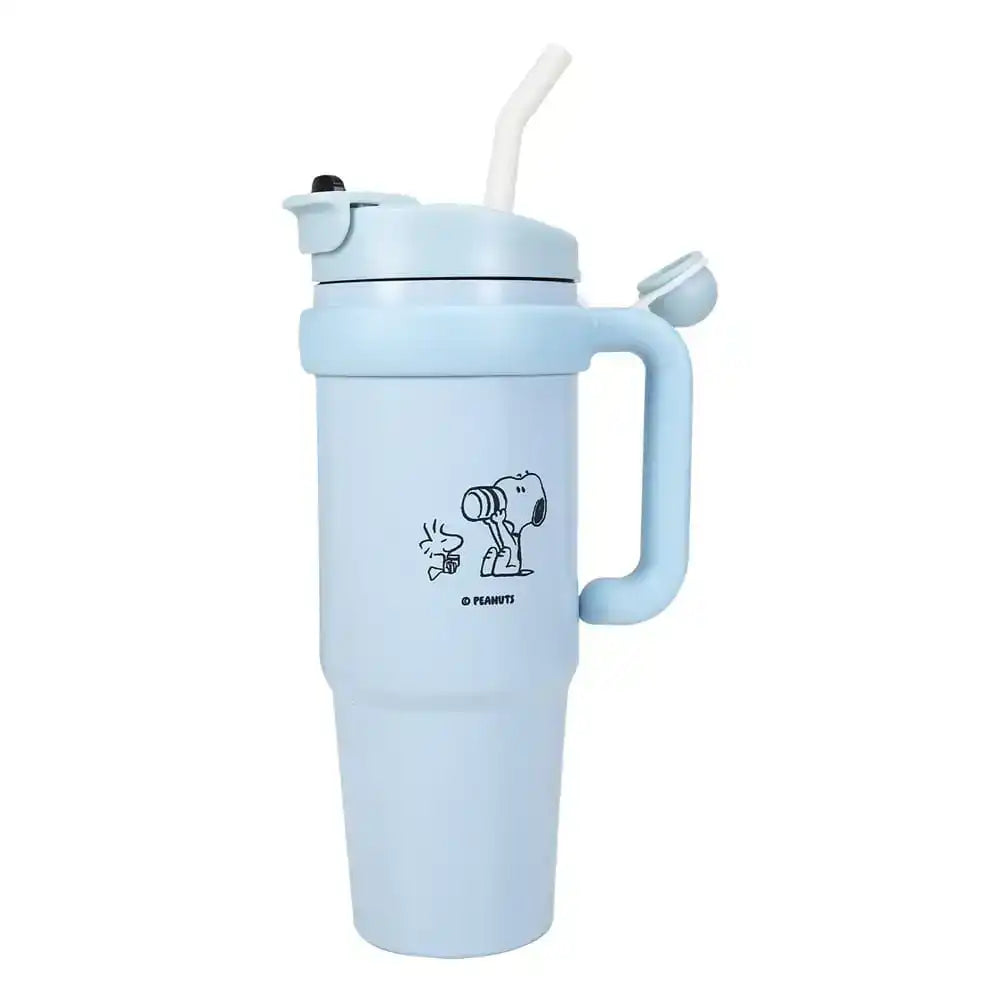 Peanuts Thermobecher mit Trinkhalm Snoopy 887 ml - Smalltinytoystore