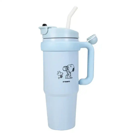 Peanuts Thermobecher mit Trinkhalm Snoopy 887 ml - Smalltinytoystore