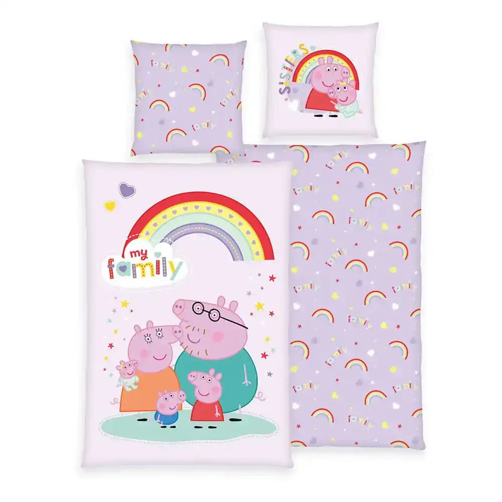 Peppa Pig Bettwäsche Ver. 2 135 x 200 cm - Smalltinytoystore