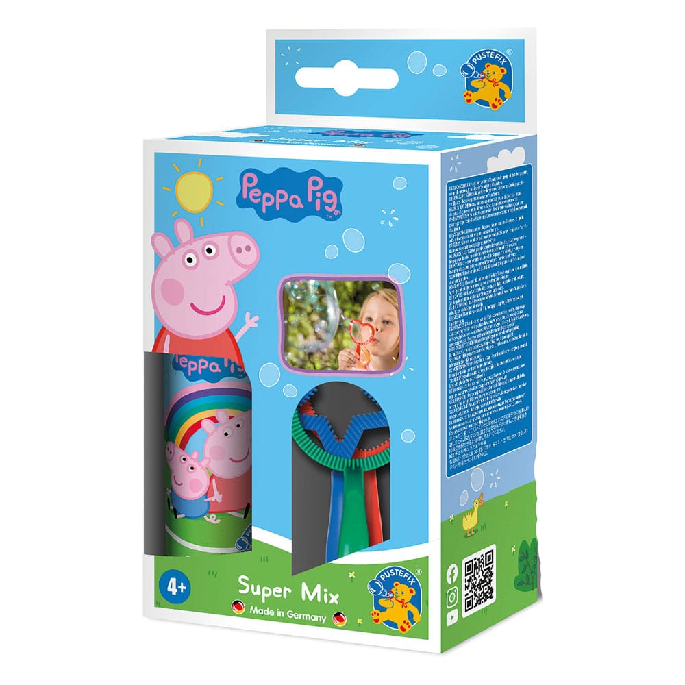 Peppa Wutz Pustefix Seifenblasen Super-Mix Sortiment (15) - Smalltinytoystore