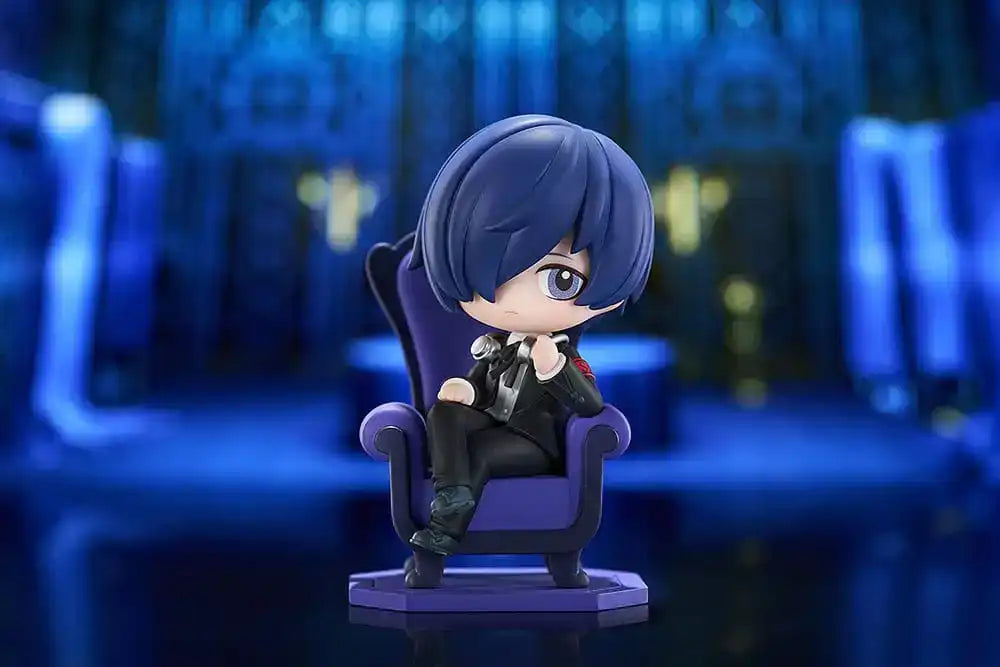 Persona 3 Portable PVC Statue Qset P3P Protagonist 8 cm (re-run) - Smalltinytoystore
