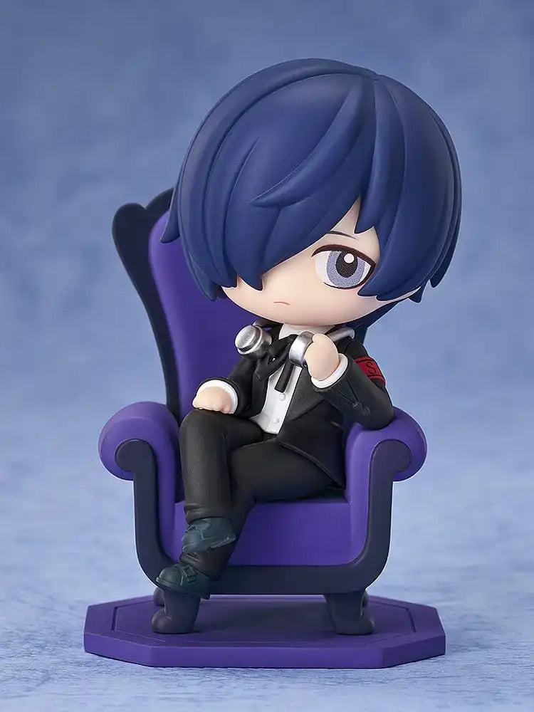 Persona 3 Portable PVC Statue Qset P3P Protagonist 8 cm (re-run) - Smalltinytoystore