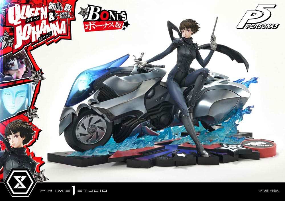 Persona 5 Premium Masterline Series Statue 1/4 Makoto Niijima "Queen" & Johanna Bonus Version 42 cm - Smalltinytoystore
