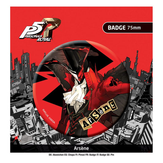 Persona 5 Royal Ansteck-Button Arséne - Smalltinytoystore