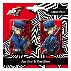 Persona 5 Royal Ansteck-Buttons Doppelpack Justine & Caroline - Smalltinytoystore