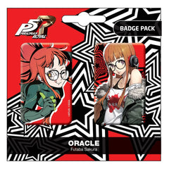 Persona 5 Royal Ansteck-Buttons Doppelpack Oracle / Futaba Sakura - Smalltinytoystore
