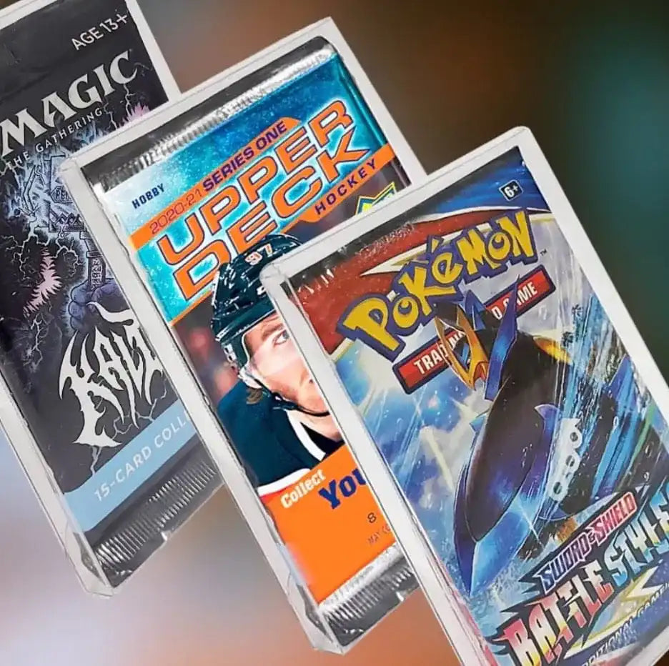 PET Gehäuse 10er-Pack für Booster, Magic, Yu-Gi-Oh Karten - Smalltinytoystore