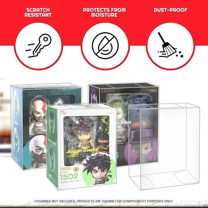 PET Gehäuse 10er-Pack für Nendoroid Actionfiguren - Smalltinytoystore