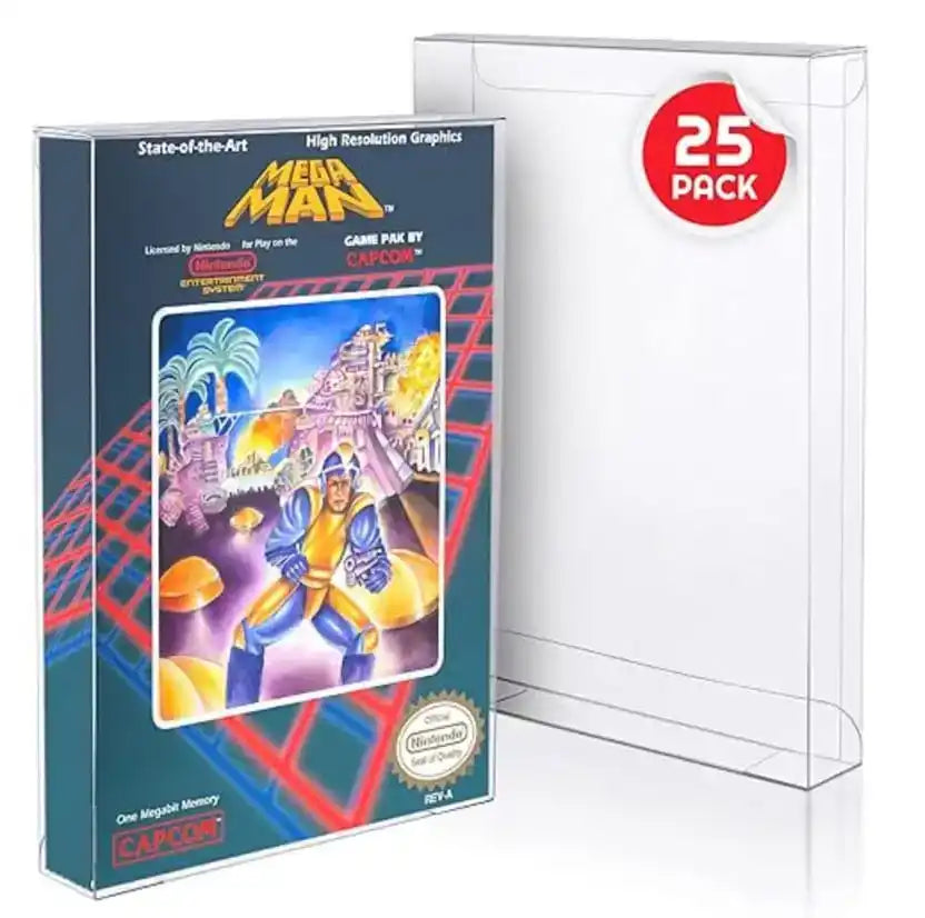 PET Gehäuse 25er-Pack für NES Spiele - Smalltinytoystore