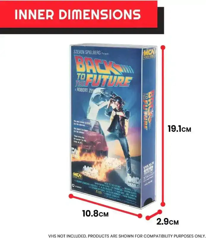 PET Gehäuse 25er-Pack für VHS Kassetten - Smalltinytoystore