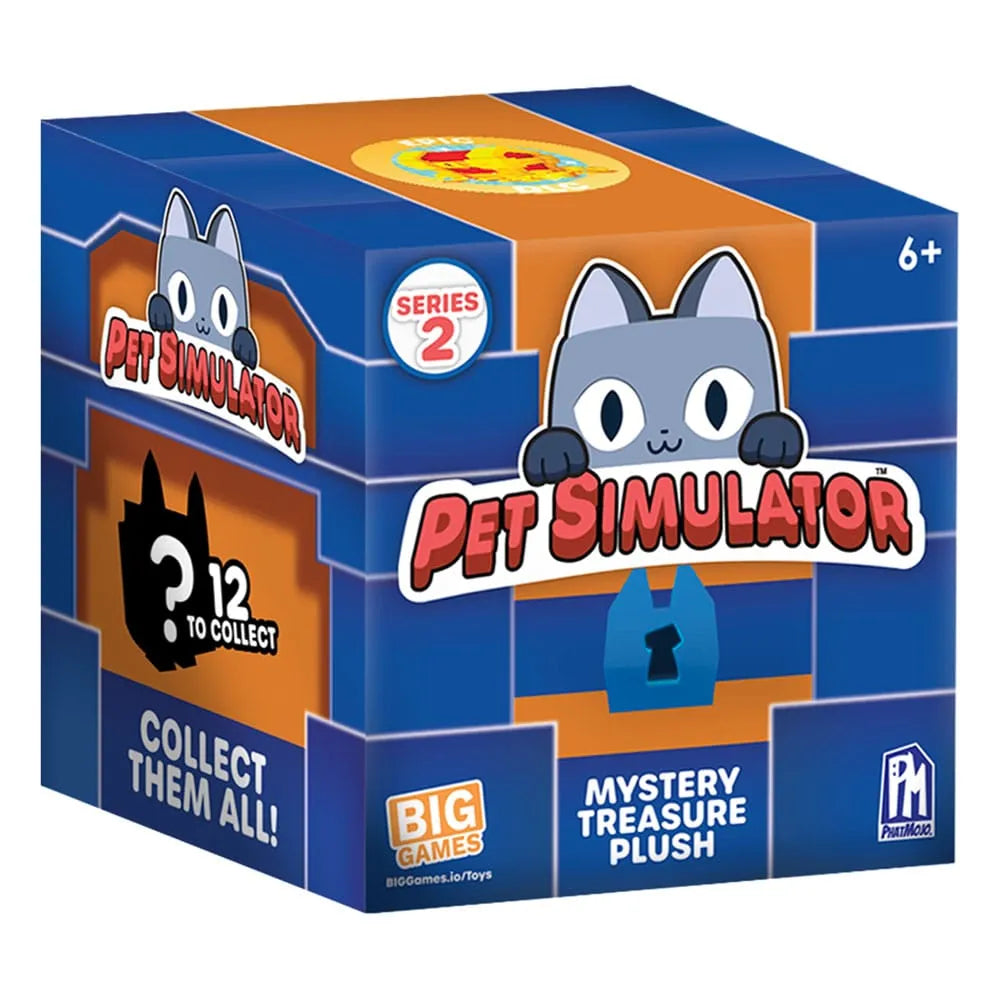 Pet Simulator Wave 2 Mystery Treasure Plush Plüsch in einer Schatztruhe Sortiment (9) - Smalltinytoystore