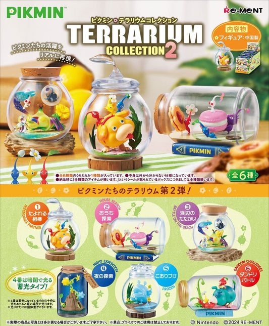 Pikmin Minifiguren 6 cm Terrarium Collection 2 Display (6) - Beschädigte Verpackung - Smalltinytoystore
